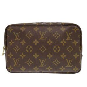 LOUIS VUITTON Authentic Brown Monogram Pouch